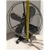 Image 2 : Antique Metal Oscillating Desk Fan 19"x17"