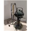 Image 4 : Antique Metal Oscillating Desk Fan w/ Brass Blade 17"x13"