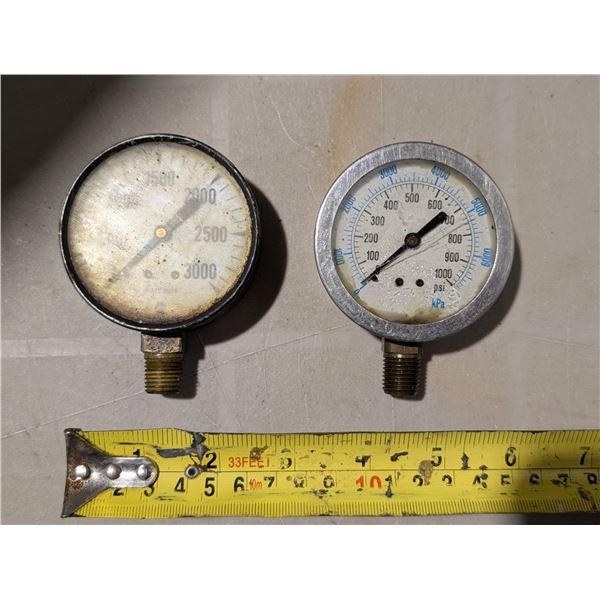 (2) Industry Steam Vintage gauge USG