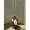 Image 1 : Aladdin Amber Vintage Oil Lamp w/ Lincoln Drape