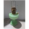 Image 2 : Green Jade Aladdin Oil Lamp Model B
