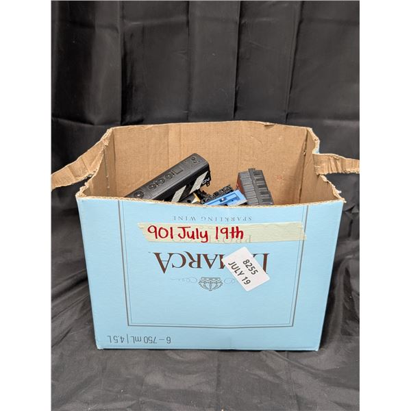 Box full of Variety of Trains