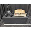 Image 1 : Paradigm Speaker/ Sennheiser Headphones and cords and Kenwood MC-14 UN Directional Dynamic Microphon