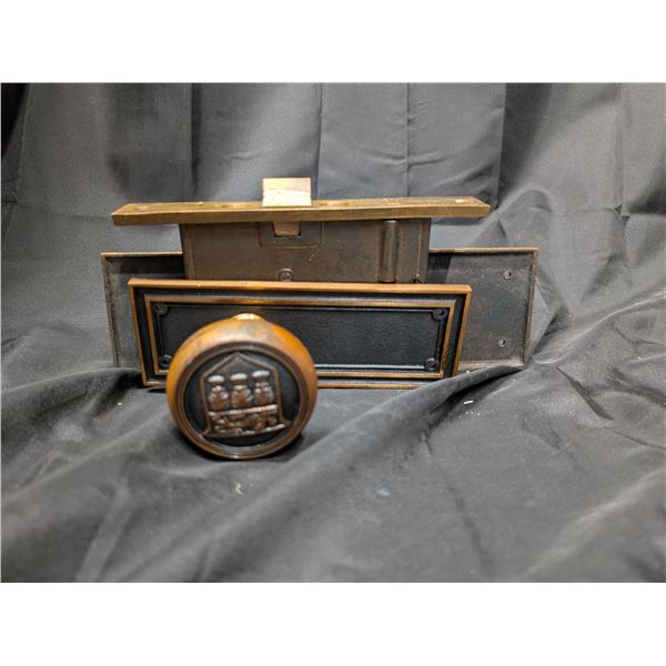 Vintage Mortise Lock Springer Door (good Condition)