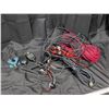 Image 9 : Icam IC0735 Ham Band Transceiver w/ Misc. Cables, Cords, Microphones, and etc.