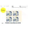 Image 1 : Canada 5 Cents Block of MNH Stamp.