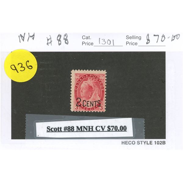 Scott #88 MNH CV $70.00 Stamp.