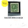 Image 1 : Scott #107 MNH CV $37.50 Stamp.