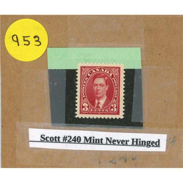 Scott #240 Mint Never Hinged Stamp.