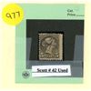 Image 1 : Scott #42 Used Stamp.