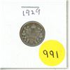 Image 1 : 1929 Canadian 10 Cents.