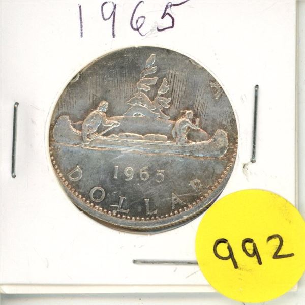 1965 Canadian 1 Dollar.