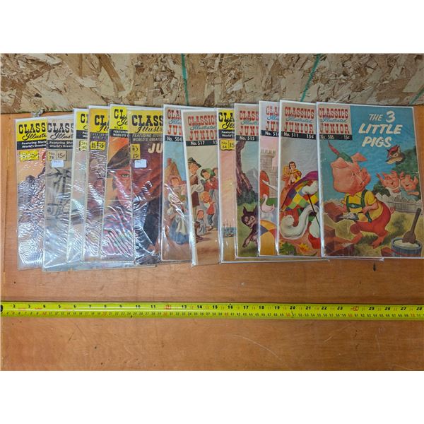 Lot of classic illustrated fairy tale comics