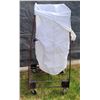 Image 2 : Rolling metal cart with bag.