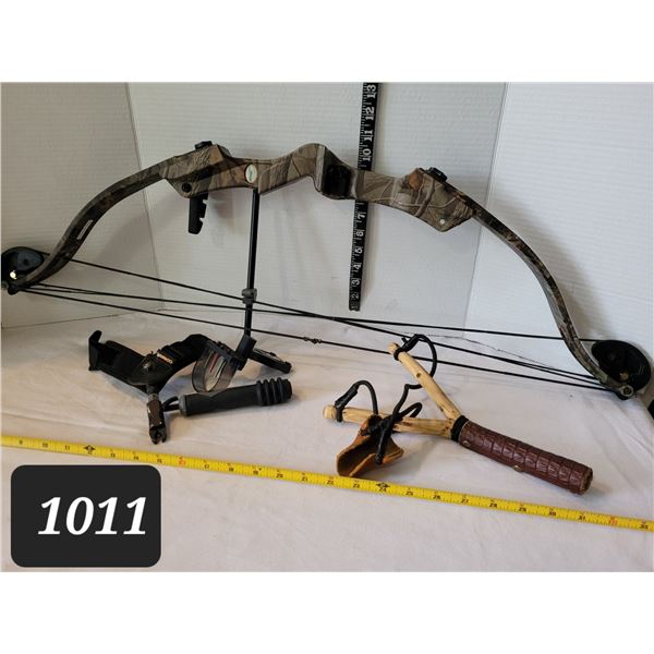 Junior Bear Warrior 2 archery bow & sling shot.