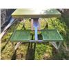 Image 4 : Vintage travel picnic table & chairs. Folds into carrying case.