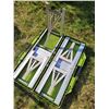 Image 6 : Vintage travel picnic table & chairs. Folds into carrying case.