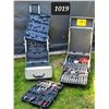 Image 1 : Rolling metal tool kits. One full, other empty.