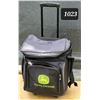 Image 1 : John Deere wheeled cooler tote.