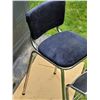 Image 2 : Mid century chrome step stool chair, pull down steps.