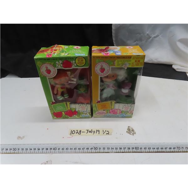Strawberry shortcake, Apple dumpling doll and angel cake doll