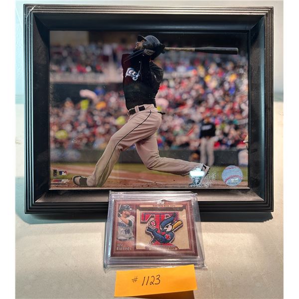 Jose Bautista Framed Print + Patch Card.