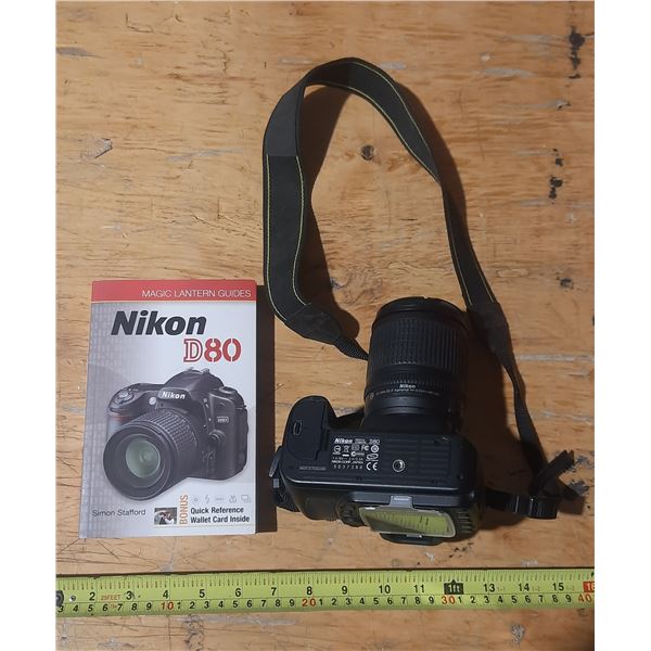 Nikon Digital Camera. (Untested) and Nikon D80 Guide.
