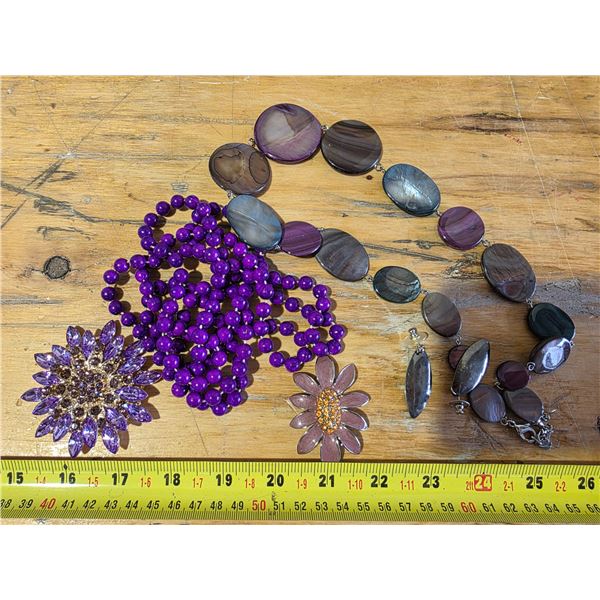Bracelets and brooches