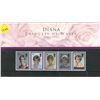 Image 1 : Diana Princess of Wales 1961-1997 Stamps Set.