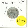 Image 1 : 1930 Canadian 10 Cents Coin.