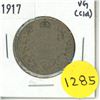 Image 1 : 1917 Canadian 50 Cents Coin.