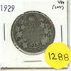 Image 1 : 1929 Canadian 50 Cents Coin.