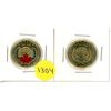 Image 1 : 2020 Canadian 75th anniversary of the United Nations (UN) and its Charter Coloured and Uncoloured.