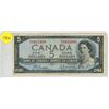 Image 1 : 1954 Bank of Canada Five Dollar.