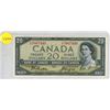 Image 1 : 1954 Bank of Canada Twenty Dollar.