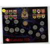 Image 1 : 1992 Canada 125th Anniversary 13-Piece Coin Set, issued by the Royal Canadian Mint to commemorate th