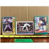 Image 1 : (3) MLB Baseball Cards: HOF Nolan Ryan.