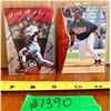Image 1 : (2) MLB Jeff Bagwell Rare Promo/Sample ; Red Foil KIRBY Puckett.