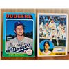 Image 2 : (2) Vntage MLB Baseball Cards: Don Sutton (1974), Roy Smalley (1983)