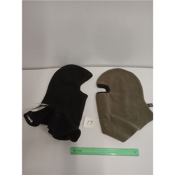 2 x polartec balaclavas