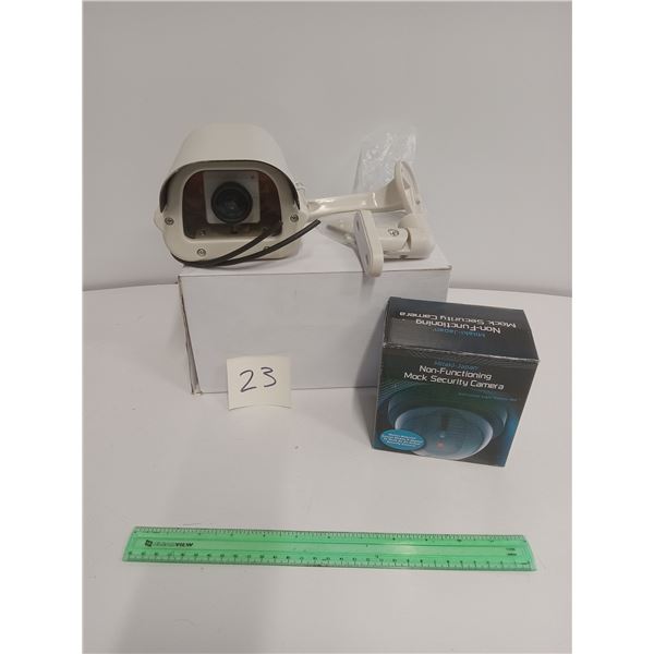 2x mock CCTV cameras