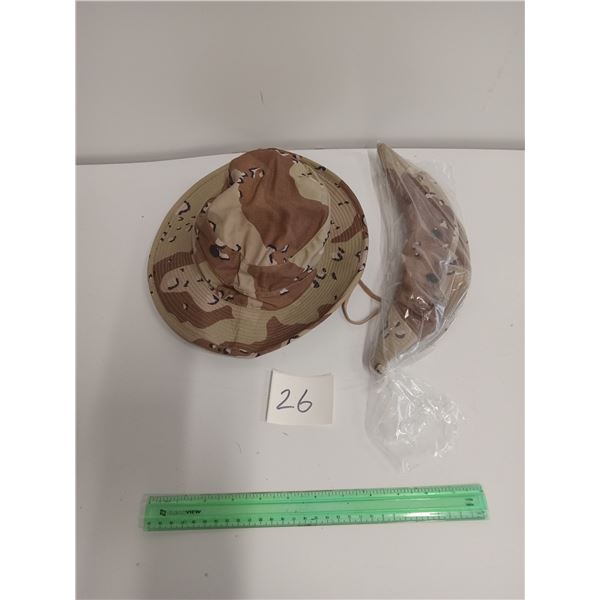 Desert storm era US bonnie hats x 2 size 6 7/8