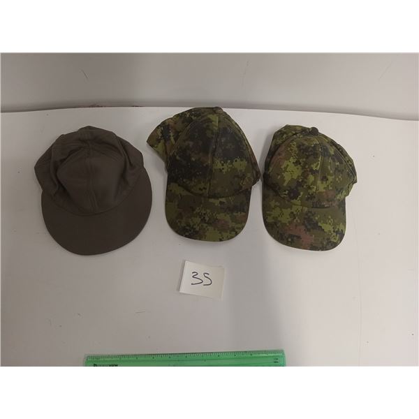 3 x mix baseball caps