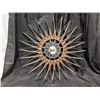 Image 1 : Vintage Syroco SunBurst Design Wall Clock Battery Operated (Good Condition, No battery though) 30"x3