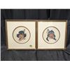 Image 1 : (2) Vintage Framed Needle Point Art Framed