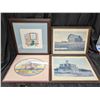 Image 1 : (3) Paintings (1) Needle Pointed (1) Water Colour, and etc.