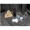 Image 1 : Lot of Vintage Items (Vivian C. Figurine, Vintage German Shepard Perfume Bottle, And Noritake Miniat