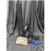 Image 1 : Large Standing Socket Box w/ Misc. Old Technology (Lamp, and etc.)