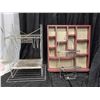 Image 1 : Pink Shelf and Vintage Wire Shelves and etc.