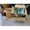 Image 1 : Lot of Misc. Items (wood Basket, Paint Items/Rollers, Misc. DVDs, and etc.)